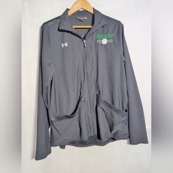 Under Armour Other - Under Armour Peninsula Seahawks Volleyball  Gray Men's Lightweight Jacket XL